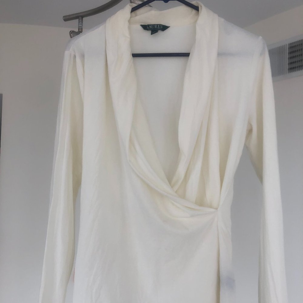 Cross Front Long Sleeve Shirt